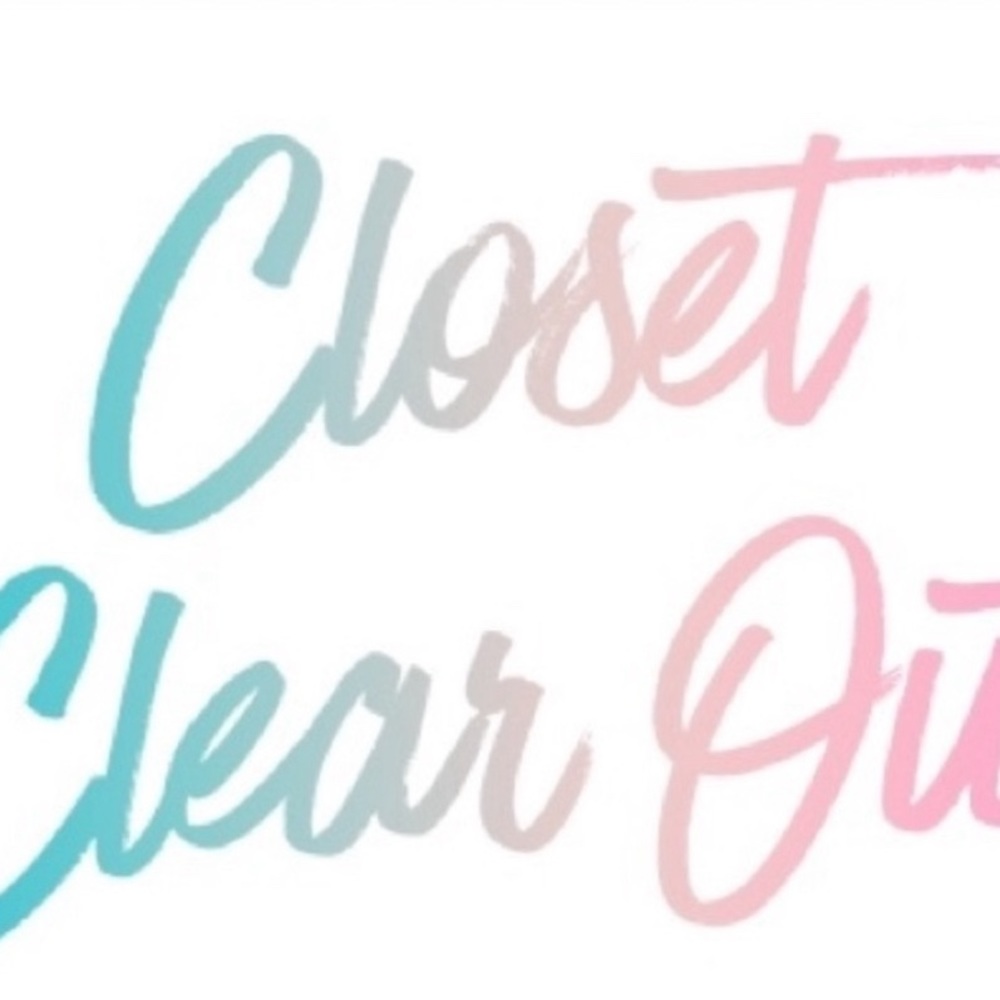 Closet clear out